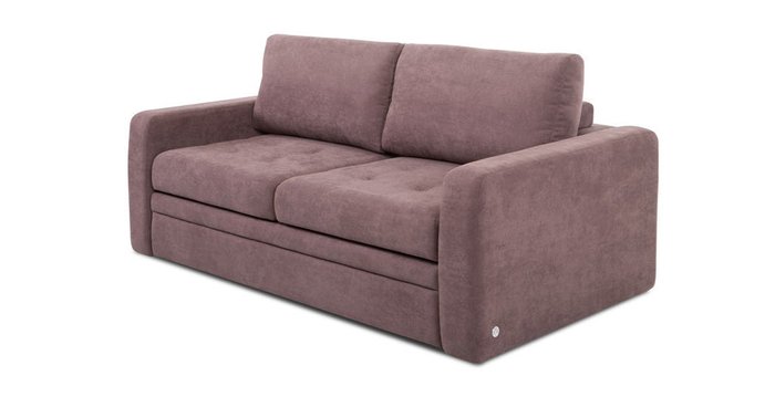 Прямой диван-кровать Бруно коричневого цвета  - купить Прямые диваны по цене 76518.0