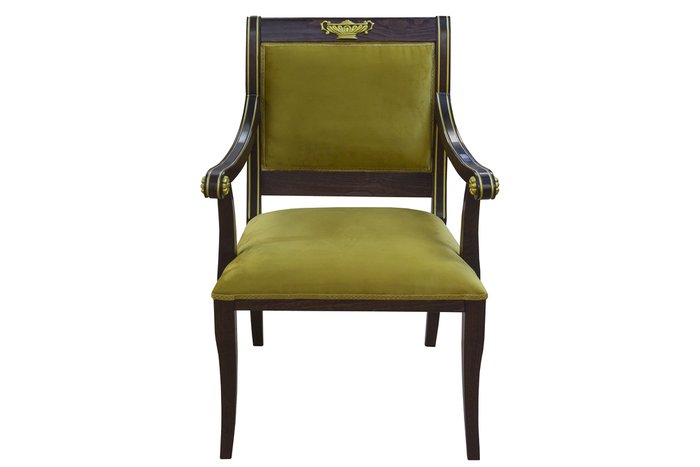 Полукресло Figeras с деревянными подлокотниками - купить Интерьерные кресла по цене 72895.0