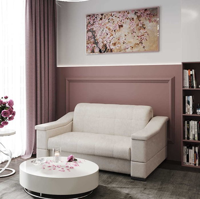 Диван-кровать Бостон светло-бежевого цвета - купить Прямые диваны по цене 126725.0