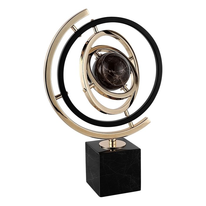 Статуэтка настольная ArtHomeDecor SATURN 4171 S BLACK & GOLD Статуэтка настольная ArtHomeDecor SATURN 4171 S BLACK & GOLD