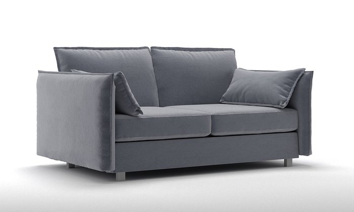 Диван-кровать Миллениум серого цвета - купить Прямые диваны по цене 94673.0