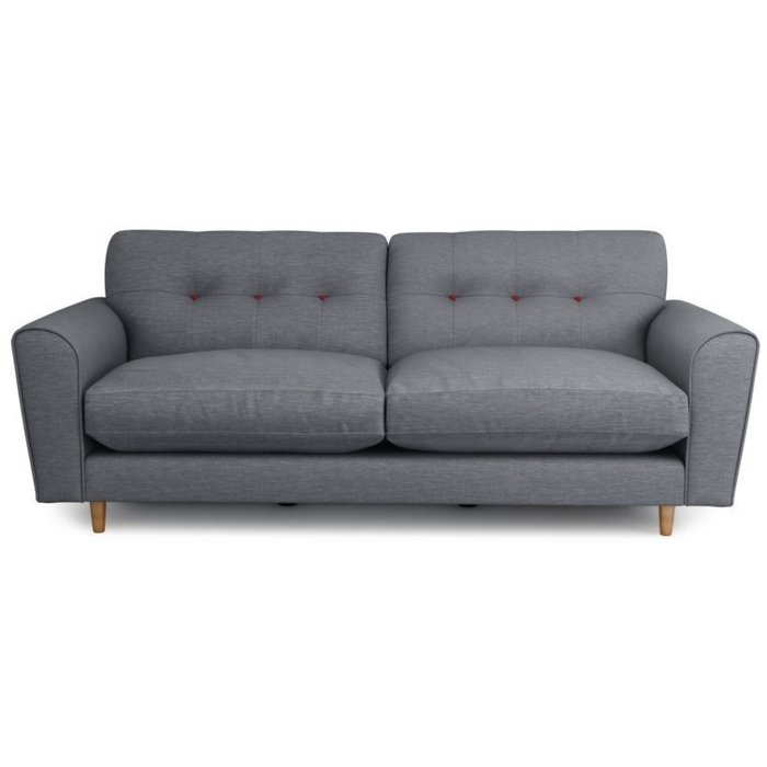 Трехместный раскладной диван Arden серый