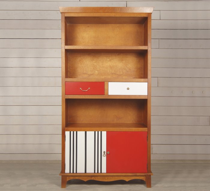 Книжный шкаф Gouache Birch из массива березы - лучшие Книжные шкафы в INMYROOM