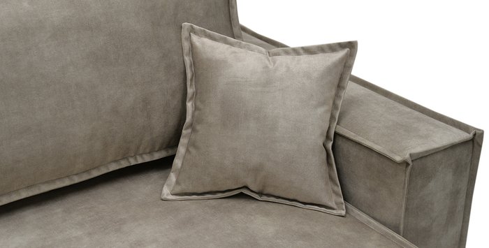 Угловой диван-кровать Тейлор серо-бежевого цвета - лучшие Угловые диваны в INMYROOM