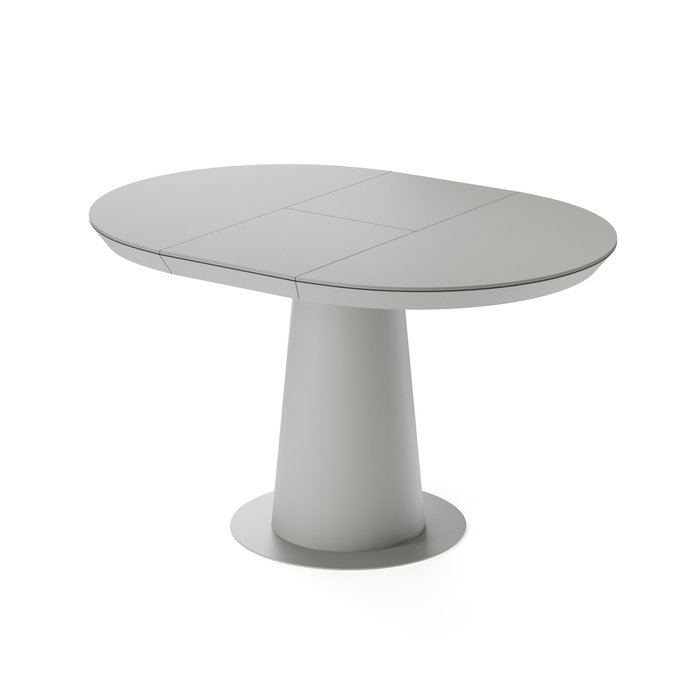 Раздвижной обеденный стол Зир L серого цвета - купить Обеденные столы по цене 199861.0