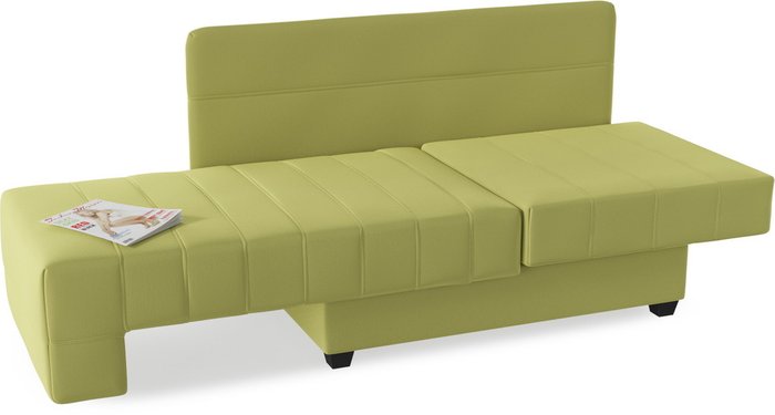 Диван-кровать Корфу Next Green зеленого цвета - лучшие Прямые диваны в INMYROOM
