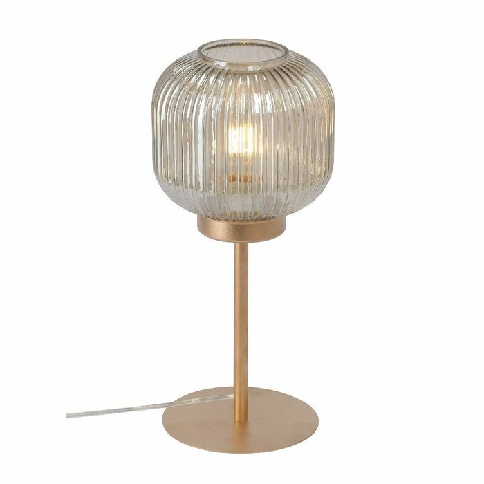Настольная лампа V2885-8/1L (стекло, цвет светло-коричневый) - лучшие Настольные лампы в INMYROOM