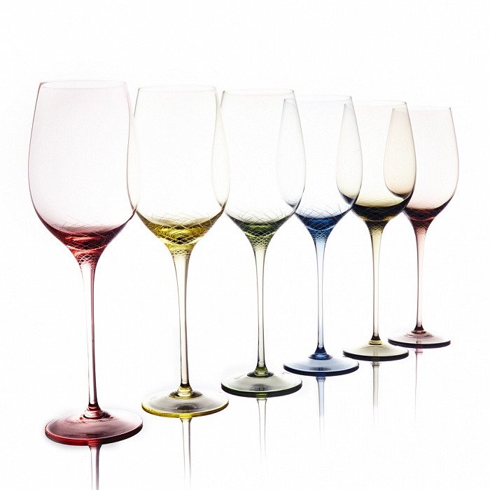 Набор бокалов для белого вина Sera-Irida - купить Бокалы и стаканы по цене 75000.0