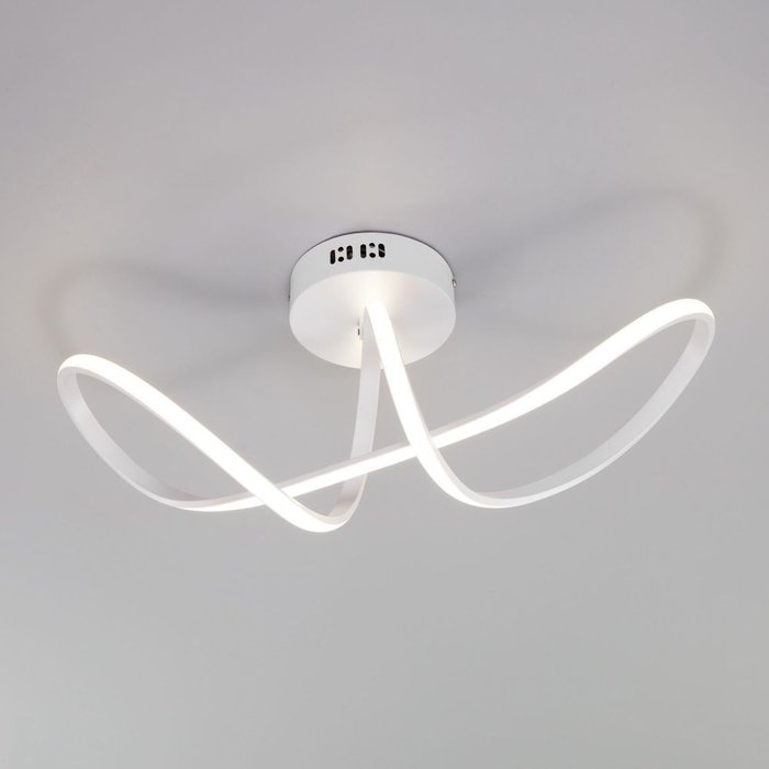 Потолочный светодиодный светильник с пультом управления 90112/1 белый Fold - лучшие Потолочные светильники в INMYROOM