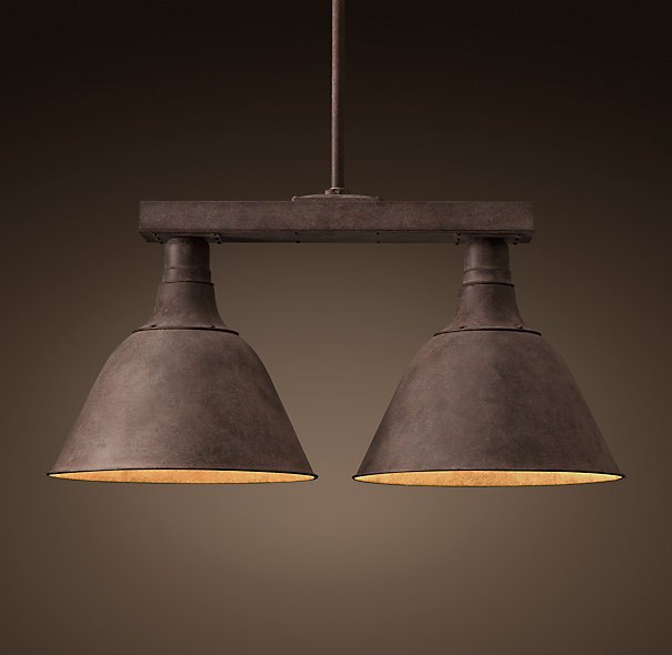 Потолочная лампа с 2 плафонами Потолочная лампа с 2 плафонами