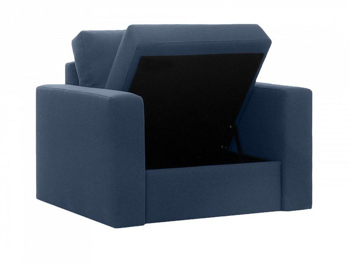 Кресло Peterhof  темно-синего цвета с ёмкостью для хранения - лучшие Интерьерные кресла в INMYROOM