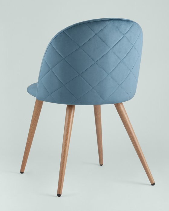 Стул Лион голубого цвета - лучшие Обеденные стулья в INMYROOM