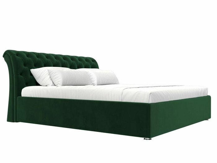 Кровать Сицилия 180х200 темно-зеленого цвета с подъемным механизмом  - лучшие Кровати для спальни в INMYROOM