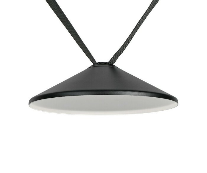 Трековый однофазный светодиодный светильник Сатори черный d32 h9,2 Led 15W (4000K)