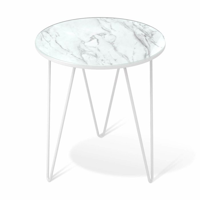 Столик кофейный Ансбах белого цвета - купить Кофейные столики по цене 6280.0