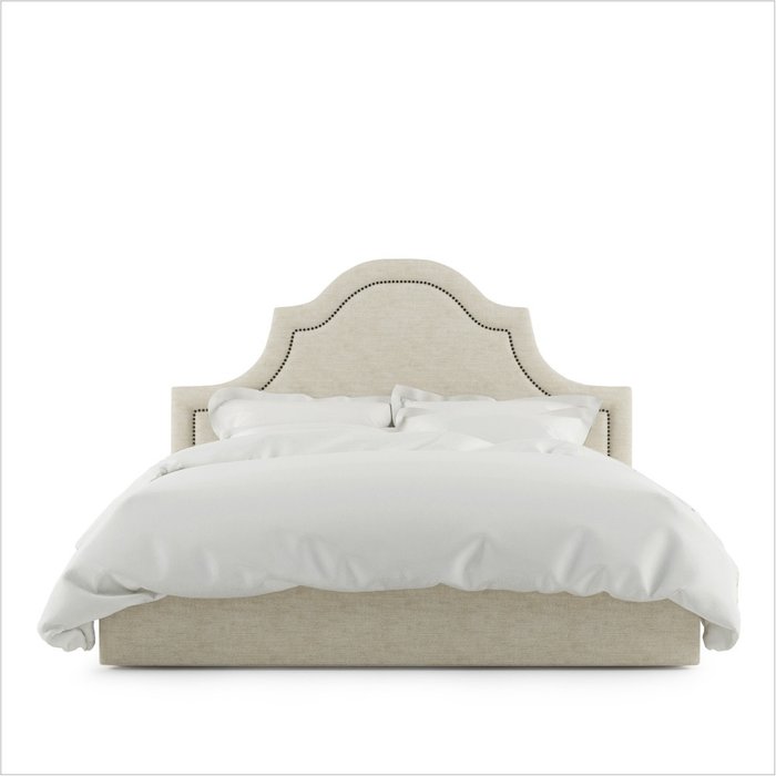 Кровать Amelia Bed с фигурным изголовьем 170х200, 180х200, 190х200 - купить Кровати для спальни по цене 84370.0