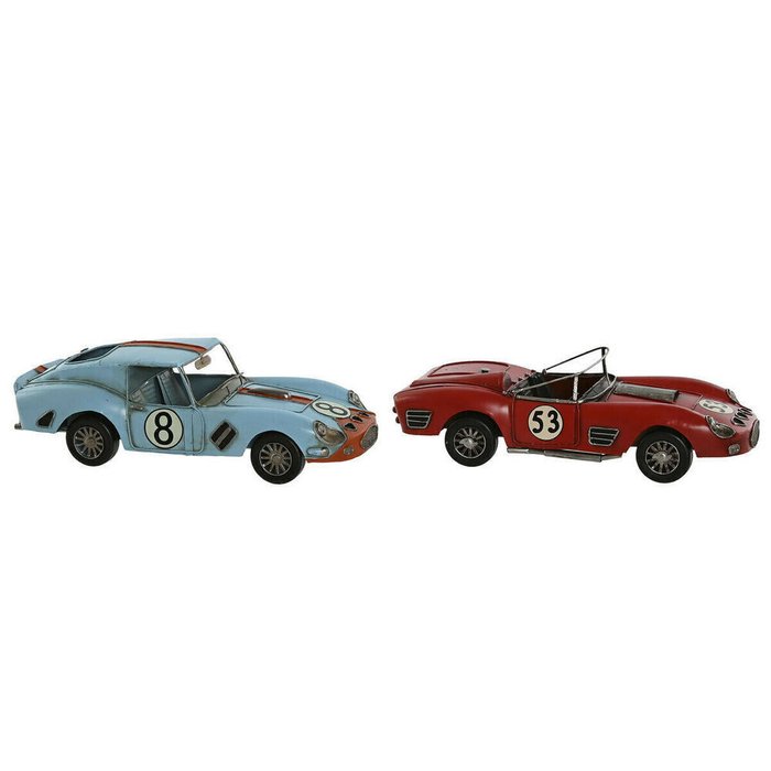 Декоративная фигура Синий Красный Vintage 31 x 12 x 9 cm (2 штук) Декоративная фигура Синий Красный Vintage 31 x 12 x 9 cm (2 штук)