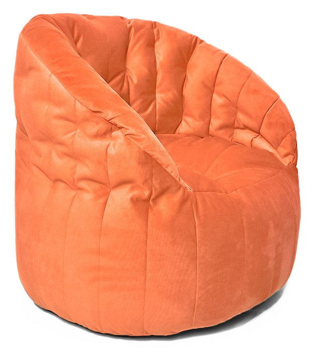 Кресло мешок Энджой Maserrati 12 XL оранжевого цвета