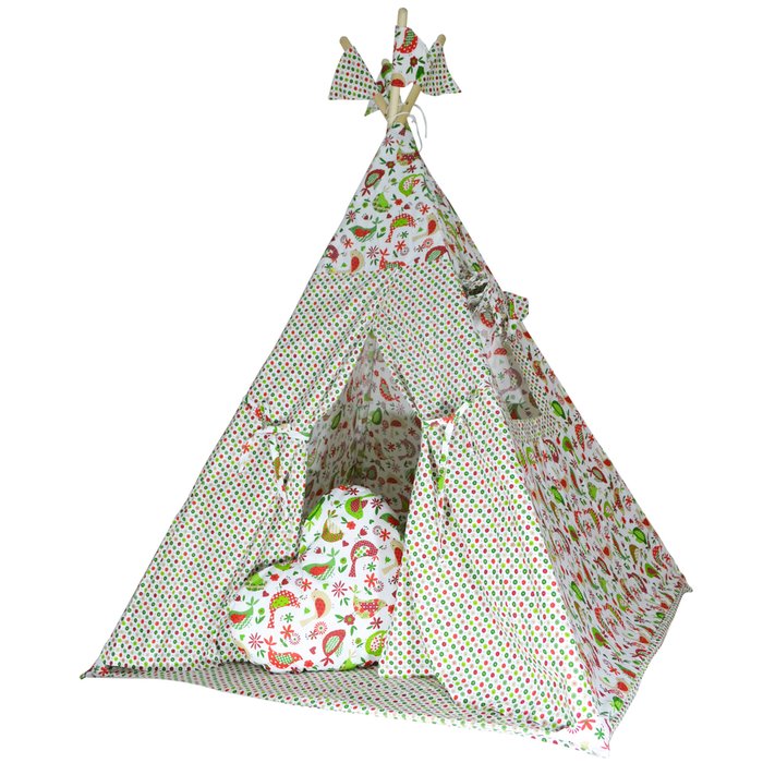 Детская палатка Вигвам  с ковриком - купить Игровые домики в детскую по цене 6200.0
