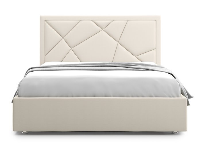 Кровать Premium Milana 3 180х200 светло-бежевого цвета с подъемным механизмом - купить Кровати для спальни по цене 81000.0