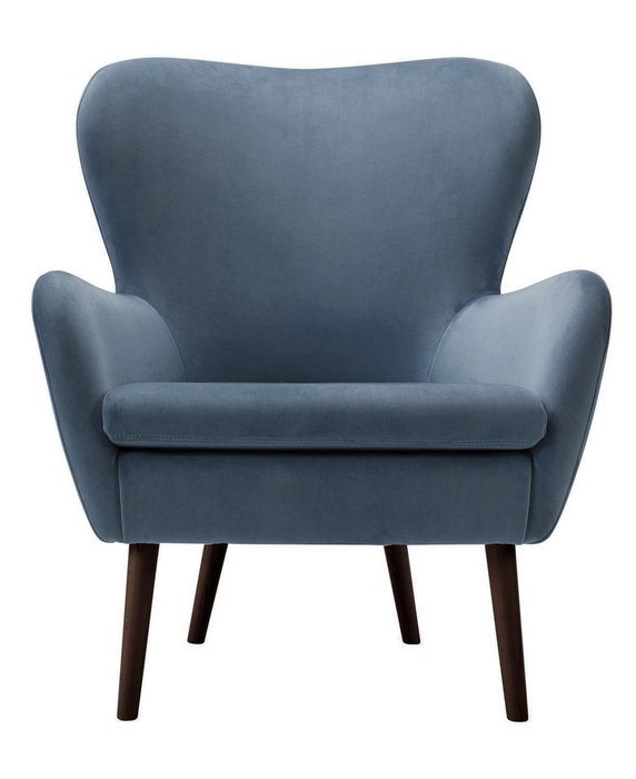 Кресло Дижон синего цвета - купить Интерьерные кресла по цене 22900.0