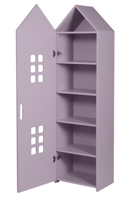 Шкаф-домик City3 лилового цвета - лучшие Детские шкафы в INMYROOM