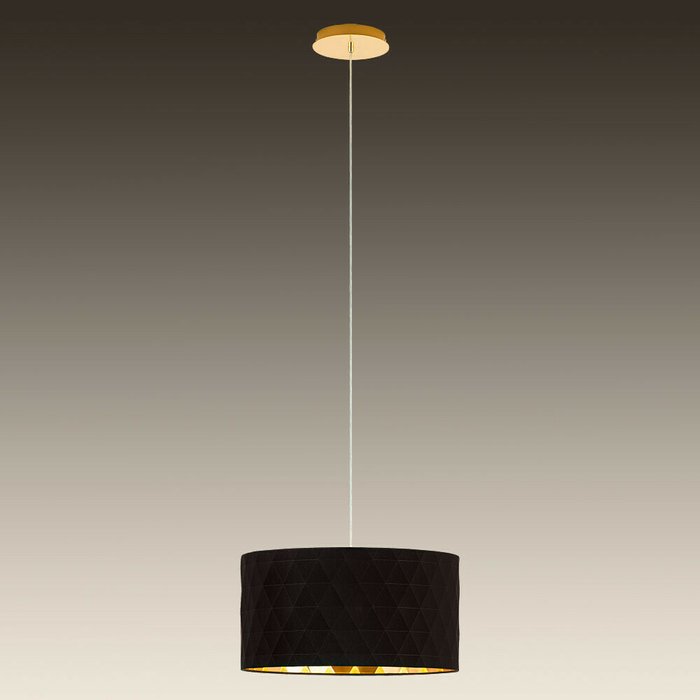 Подвесной светильник Eglo Dolorita с черным абажуром 