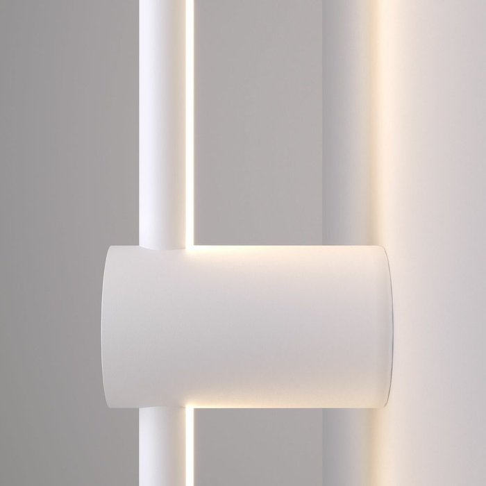 Светильник настенный светодиодный Cane LED MRL LED 1114 белый - лучшие Бра и настенные светильники в INMYROOM