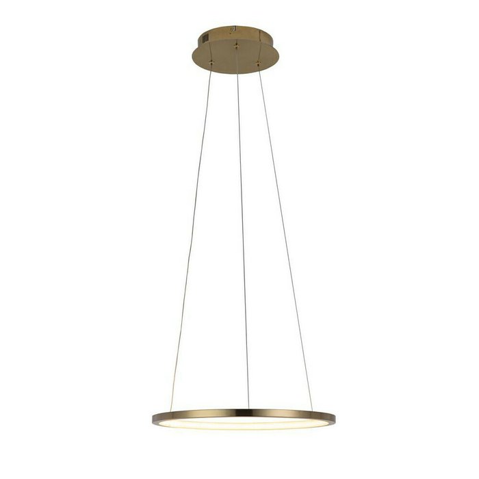 Подвесной светодиодный светильник Ring М золотого цвета - купить Подвесные светильники по цене 14390.0