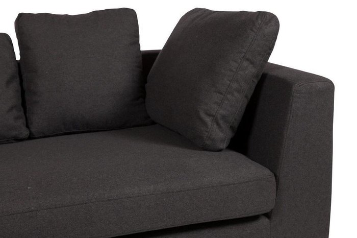 Угловой диван Charles Sofa Sectional Left Dark Grey - лучшие Угловые диваны в INMYROOM