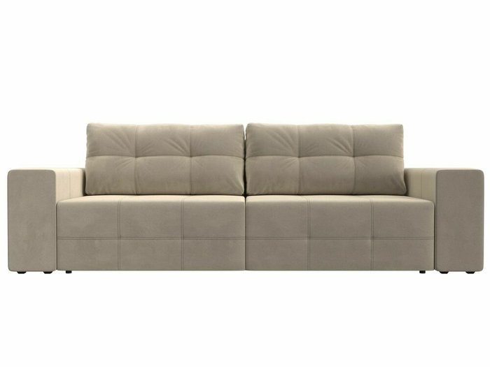 Прямой диван-кровать Перри бежевого цвета - купить Прямые диваны по цене 55999.0