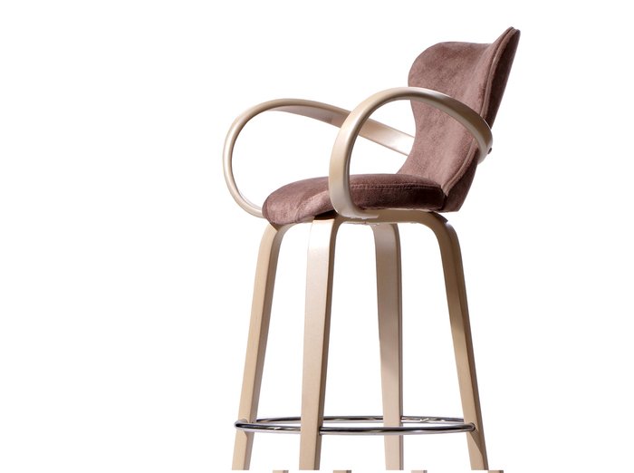 Стулья Стул барный Apriori S коричневого цвета - лучшие Барные стулья в INMYROOM