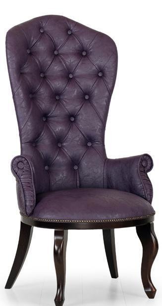 Кресло Классик дизайн 3 фиолетового цвета