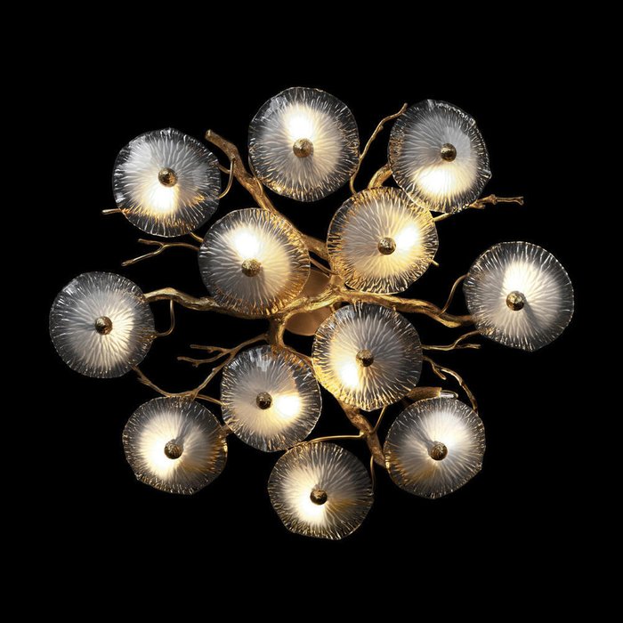 Потолочная люстра Bloom 10352/800C AB (стекло, цвет белый) - купить Потолочные люстры по цене 71060 Потолочная люстра Bloom 10352/800C AB (стекло, цвет белый) - купить Потолочные люстры по цене 71060