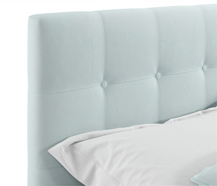 Кровать с ортопедическим основанием Selesta 90х200 мятного цвета - купить Кровати для спальни по цене 18500.0
