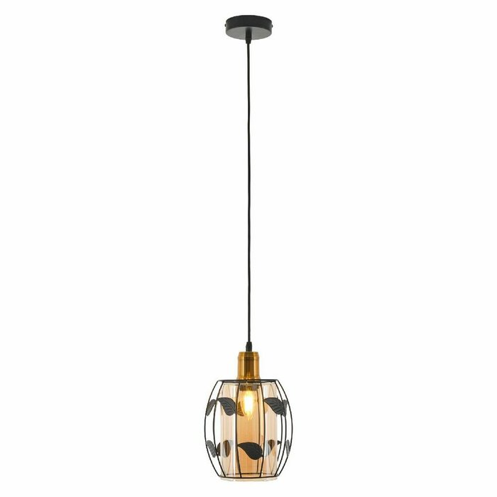 Подвесной светильник Huston MR1690-1P (стекло, цвет янтарный) - купить Подвесные светильники по цене 2995.0