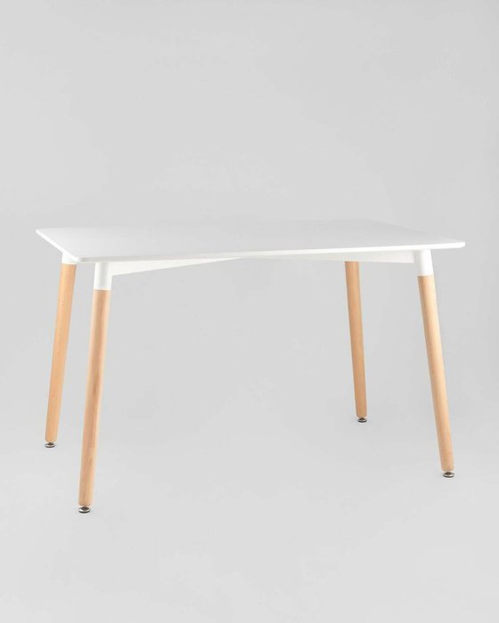 Обеденный стол Oslo Rectangle WT с белой столешницей  - купить Обеденные столы по цене 16990.0