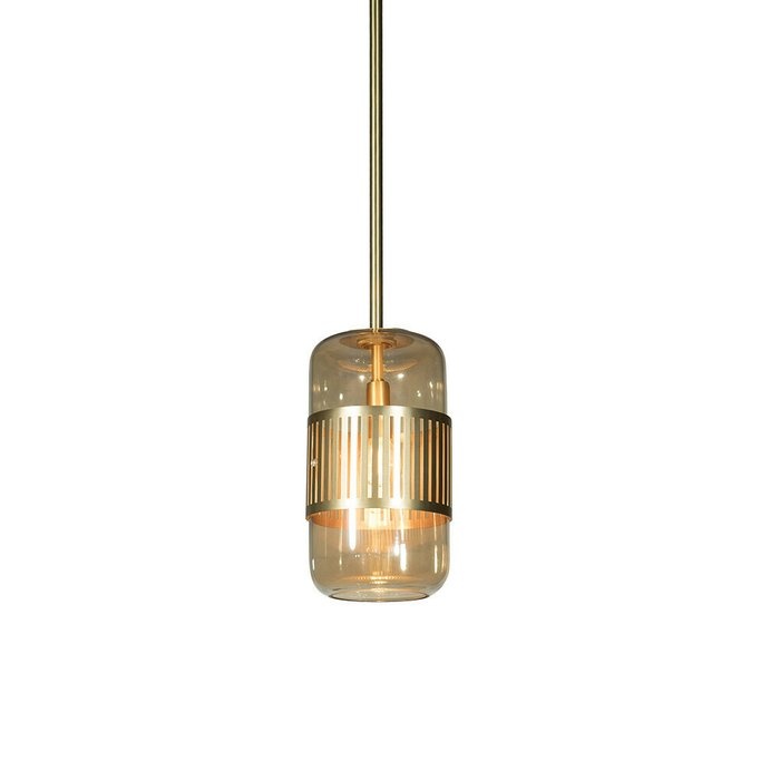 Подвесной светильник Fairytree янтарно-золотого цвета - лучшие Подвесные светильники в INMYROOM