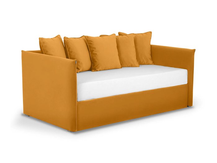 Диван-кровать Milano 90х190 оранжевого цвета - купить Кровати для спальни по цене 44280.0