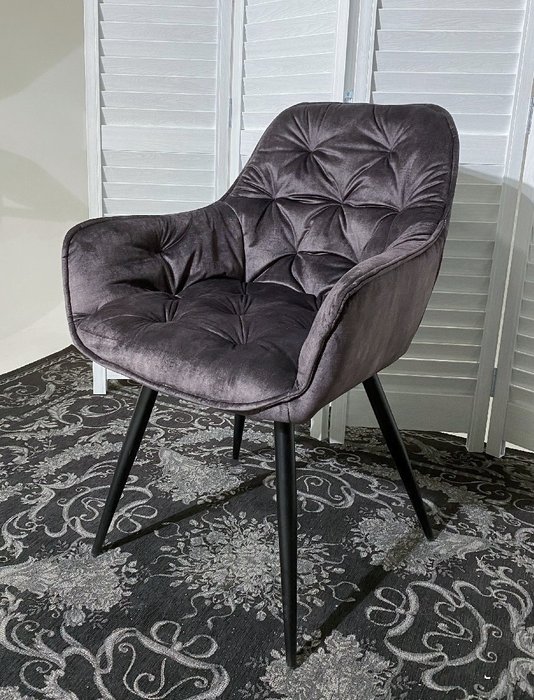 Стул Malta темно-серого цвета - купить Обеденные стулья по цене 6563.0
