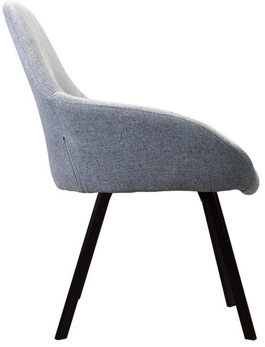Кресло Kent Arki Сканди Грей серого цвета - лучшие Обеденные стулья в INMYROOM