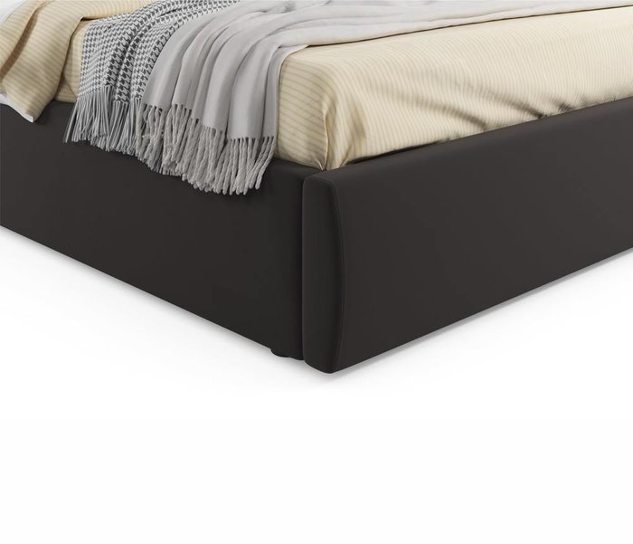 Кровать Verona 140х200 с ортопедическим основанием коричневого цвета - лучшие Кровати для спальни в INMYROOM