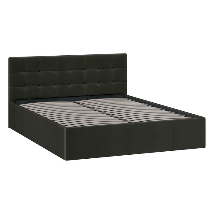 Кровать Эмма 160х200 темно-серого цвета с подъемным механизмом - купить Кровати для спальни по цене 18999.0