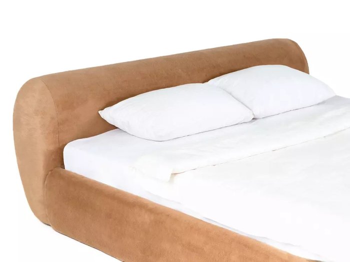 Кровать Sintra 180х200 коричневого цвета без подъёмного механизма - лучшие Кровати для спальни в INMYROOM
