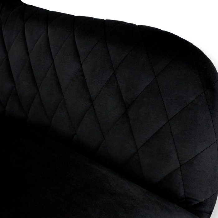 Стул полубарный Tejat черного цвета - лучшие Барные стулья в INMYROOM