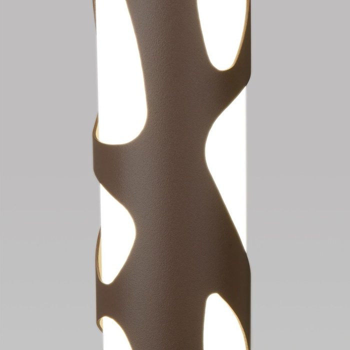 Подвесной светодиодный светильник DLR037 12W 4200K кофейный - лучшие Подвесные светильники в INMYROOM
