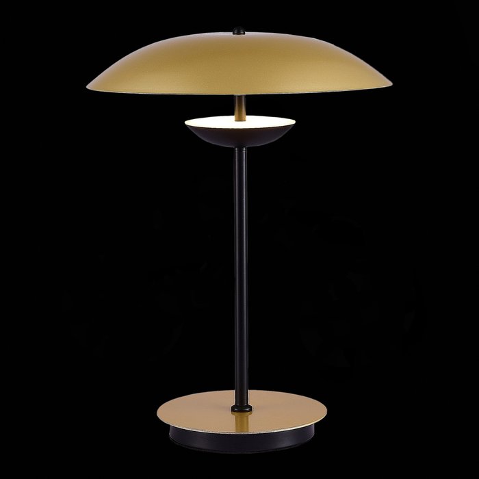 Настольная лампа Armonico черно-золотого цвета - лучшие Настольные лампы в INMYROOM