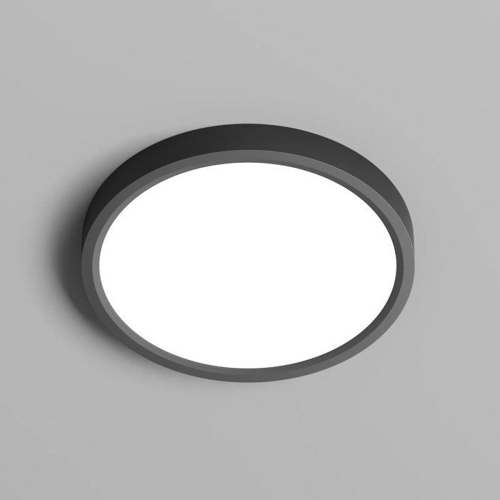 Потолочный светильник Thin DK6520-BK (акрил, цвет белый)
