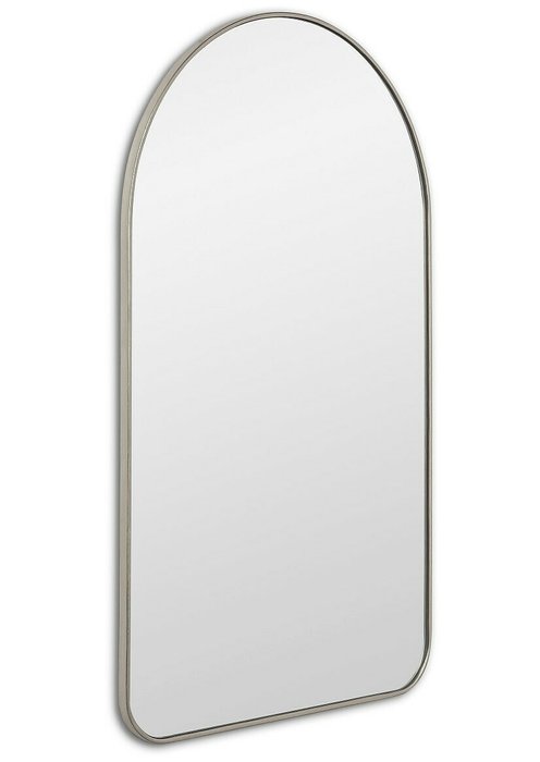 Настенное зеркало Arch M в раме серебряного цвета - купить Настенные зеркала по цене 15500.0