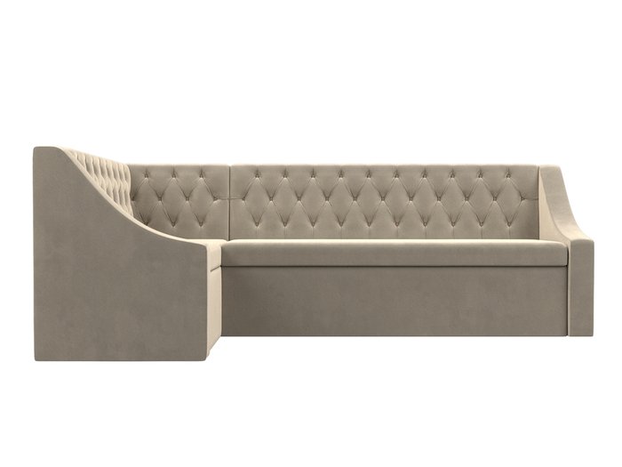 Угловой диван-кровать Мерлин бежевого цвета левый угол - купить Угловые диваны по цене 48999.0